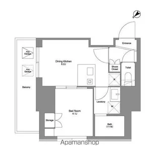 コンフォリア大森山王【3階】の間取り