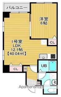 BLOOM 南千住【7階】の間取り