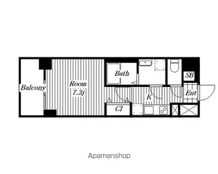 S-RESIDENCE志賀本通North【2階】の間取り