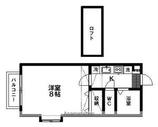 クレセール南吉成壱番館【2階】の間取り
