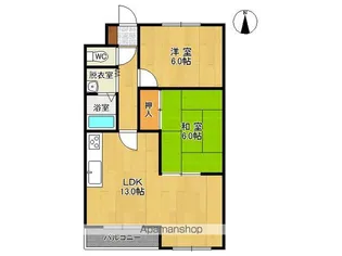 ベルデハイツ【103号室】の間取り