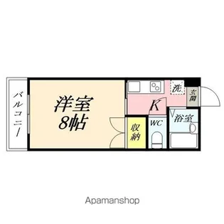 プレアール岡山医大東【5階】の間取り