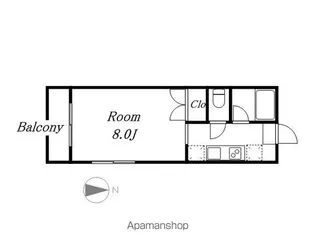 ヴァンヴェール名古屋【312号室】の間取り
