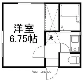 ブルーメA棟【101号室】の間取り