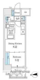 PONANT鶴舞公園【11階】の間取り
