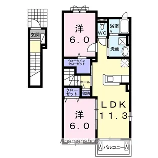 グレイス【2階】の間取り