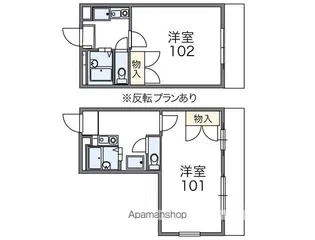 レオパレスSTARFIELDⅡ【2階】の間取り