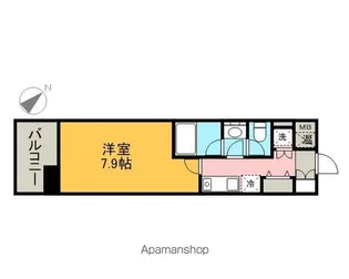 CASAΑ名駅南【8階】の間取り