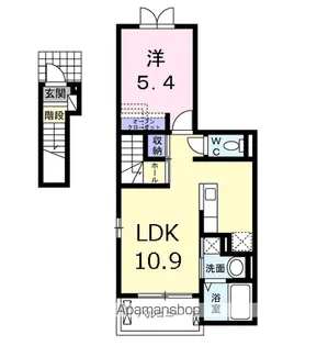 サニーハウス【2階】の間取り