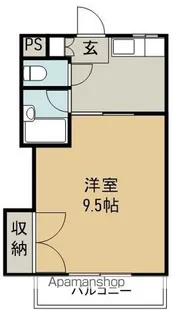 ファーストインK5【522号室】の間取り