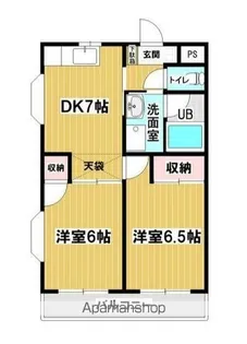 シティパル戸塚Ⅲ【4階】の間取り