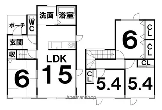 北海道帯広市西十七条南41丁目【一戸建】の間取り