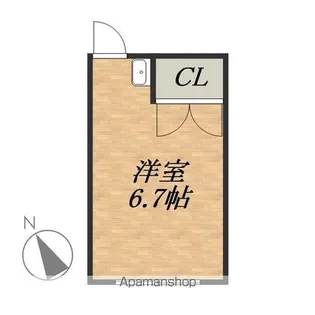 トリコロールⅠ【4階】の間取り