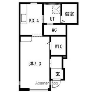 シエール【103号室】の間取り