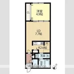 MOKU CHITOSE【2階】の間取り
