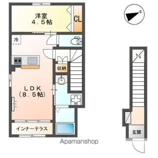 BON LYON (ボンリヨン)【2階】の間取り