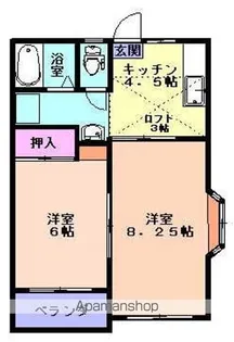 ハイムエスポワールE棟【206号室】の間取り