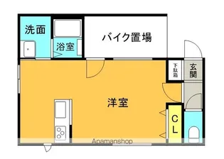 LIVING WITH MOTO【4階】の間取り