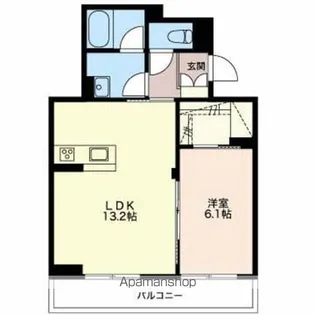 ラ・フレーズ安曇野【203号室】の間取り