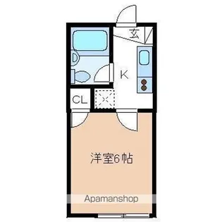 アリス岩沼第二A棟【102号室】の間取り