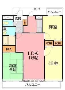 フレアⅠ【4階】の間取り