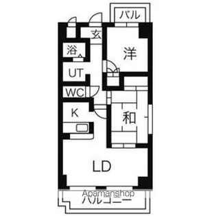 メゾン黒川【10階】の間取り