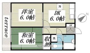 メゾンタミー1【1階】の間取り