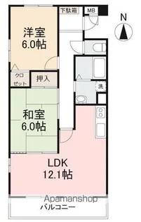 プロスパーI【305号室】の間取り