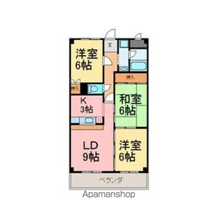 ザ・スローン【2階】の間取り