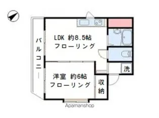メゾンM.Y【3階】の間取り