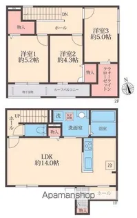 BLOOM COURT【1階】の間取り