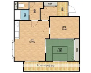 カサド・エムズ【4階】の間取り