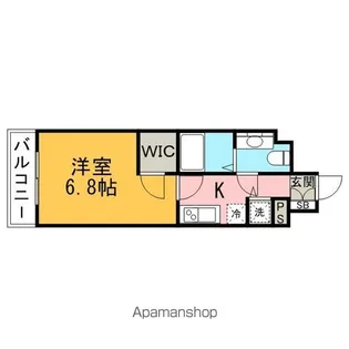 アネーロ高宮【7階】の間取り