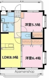 エアフォルクⅡ【303号室】の間取り