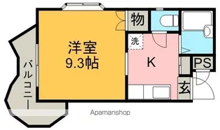 ルミネ松本【2階】の間取り