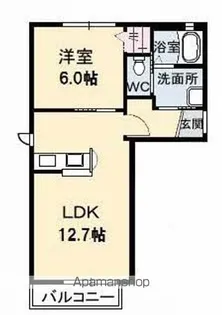 シャーメゾンひまわり B棟【1階】の間取り