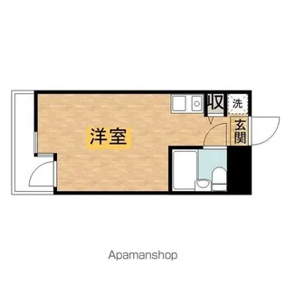 フレスコ永山【205号室】の間取り