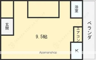 ダイバーシティ桜木町【3階】の間取り