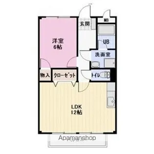 SURPLUS TWO塩原A【1階】の間取り