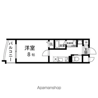 ラシャス柏木【305号室】の間取り