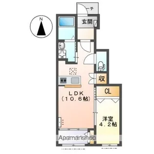 ランテールナ(LANTERNA)【1階】の間取り