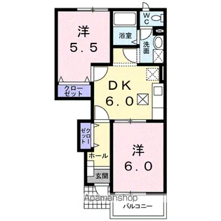 フォルティ【1階】の間取り