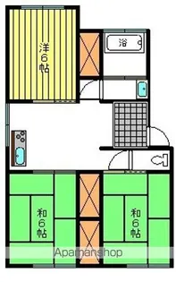 長江ハイツ【102号室】の間取り