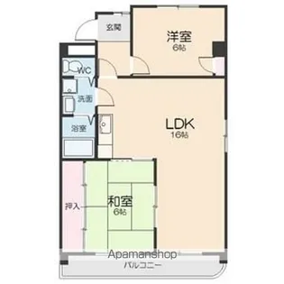 ファミール牧の里【4階】の間取り