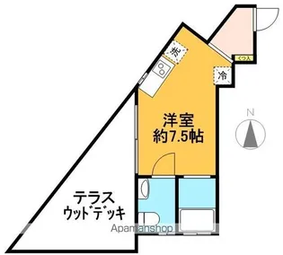東京都世田谷区北烏山4丁目【アパート】の間取り