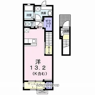 JADEHOUSE庄町 B【2階】の間取り