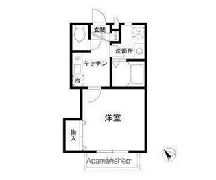 深沢ガーデンSOUTH【1階】の間取り