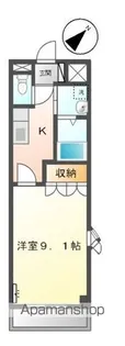 ドルフィン柚木【3階】の間取り