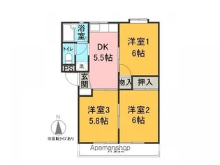 コーポコニシ【201号室】の間取り