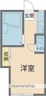 ポルシェ聖蹟桜ヶ丘Ⅱ【207号室号室】の間取り